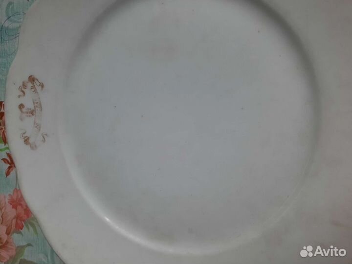 Редкая тарелка.до 1917 г.Малоярославецъ.Кузнецов