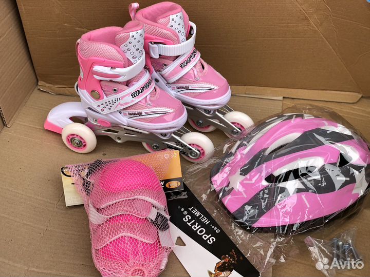 Детские ролики и защита новые