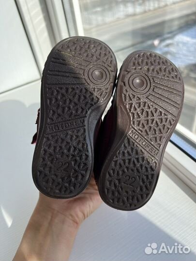 Ботинки демисезонные для девочки 22 размер