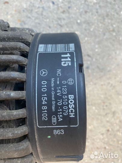 Генератор на Mercedes ML 320 W163 рестайлинг 115A