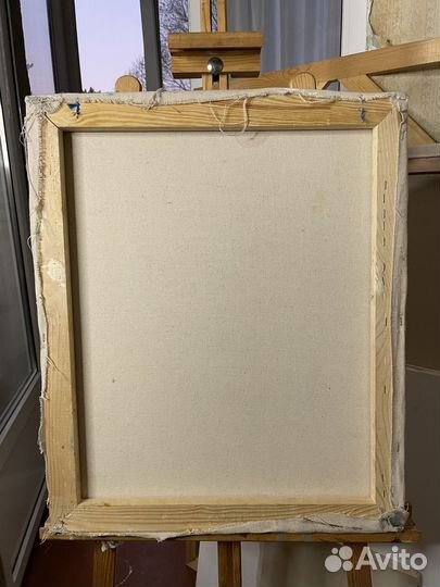 Картина маслом на холсте. Ночной пейзаж