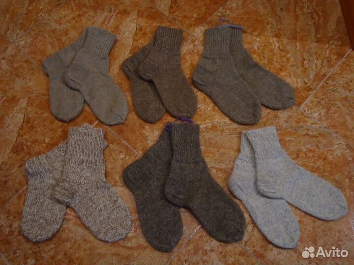 Вязаные носки ручной работы на заказ