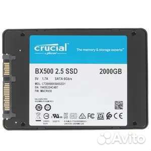 SSD Crucial BX500 CT2000BX500SSD1 2tb