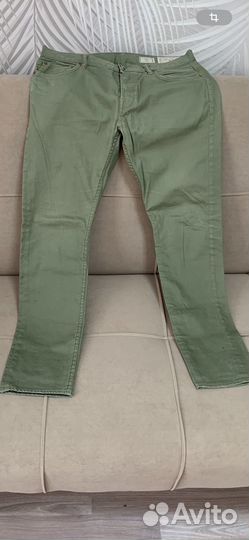 Джинсы летние хаки (48)