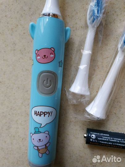 Новая электрическая зубная щетка детская