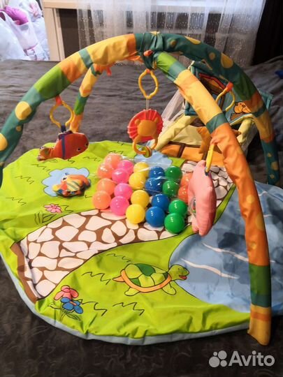 Развивающий коврик + сиденье в подарок