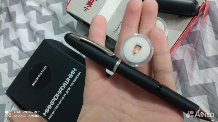 Микронаушник ручка