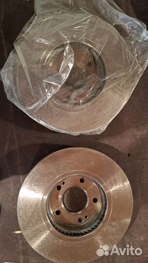 Диски тормозные перед Hyundai SantaFe/Kia Sorento