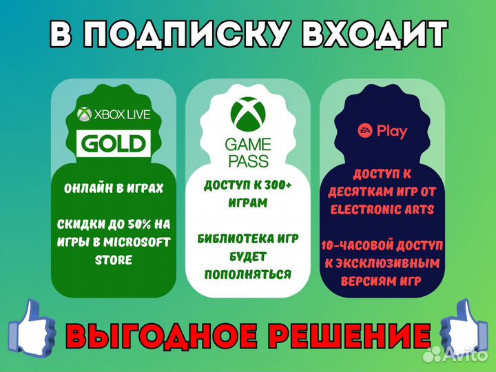 Подписка Xbox Game pass Ultimate 14 месяцев