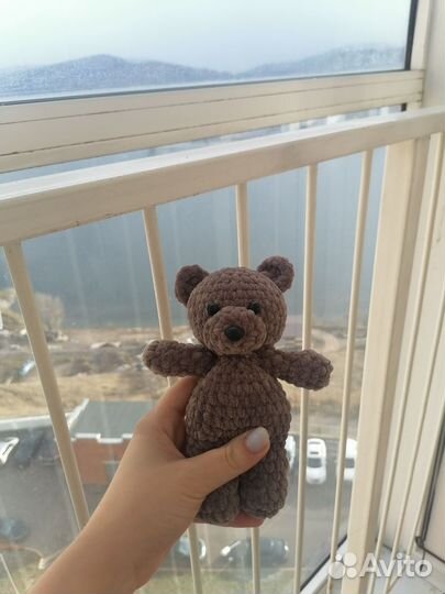 Игрушки ручной работы из плюшевой пряжи