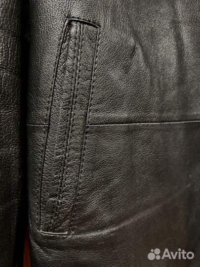 Куртка мужская kaleier натуральная кожа мех