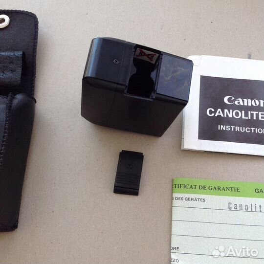 Фотовспышка винтажная Canon Canolite ED