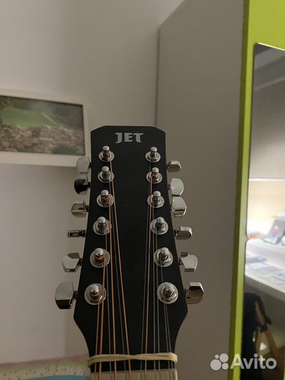 12 струнная гитара, акустическая