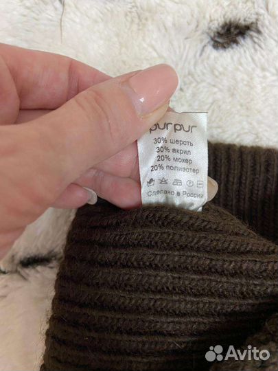 Шапка женская вязаная