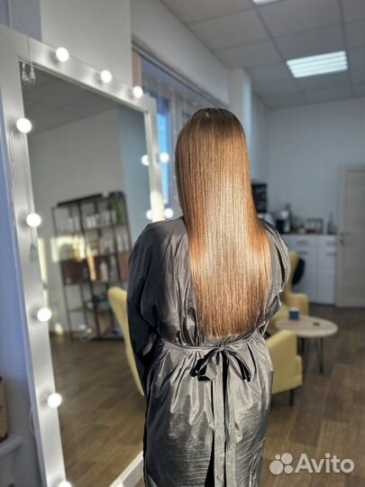 Кератиновое выпрямление