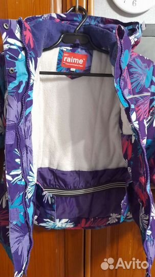 Зимняя куртка на девочку 122 128