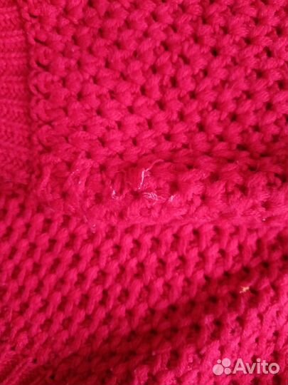 Свитер женский красный 40-42