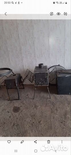 Печка для походной бани