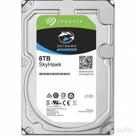 Жесткий диск Seagate 8Tb SkyHawk 7200