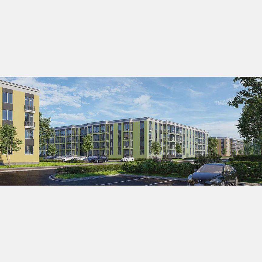 1-к. квартира, 38,7 м², 1/4 эт.