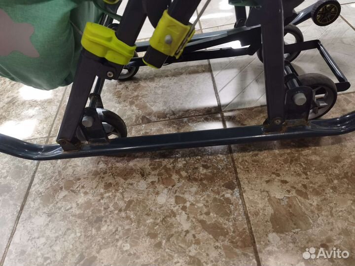 Детские санки коляска ника