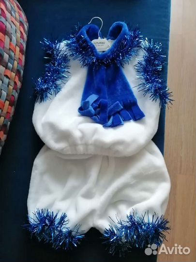 Новогодний Костюм снеговика