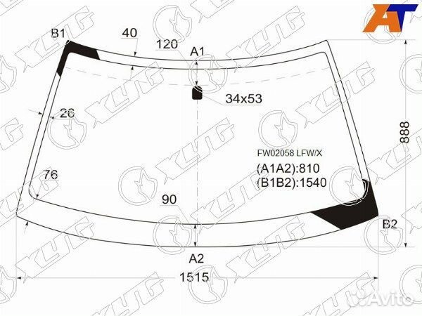 Стекло лобовое subaru forester