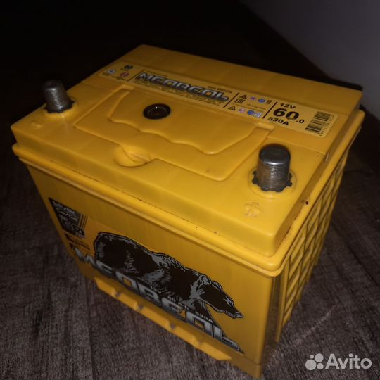 Аккумулятор 60Ah пусковой ток 530 А Азия 65d23i