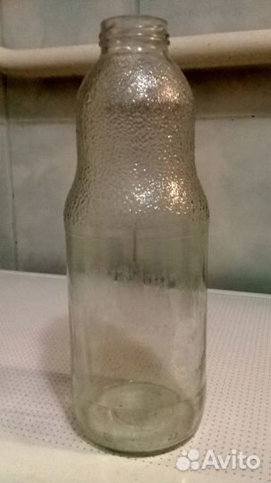 Стеклянная бутылка 1 л