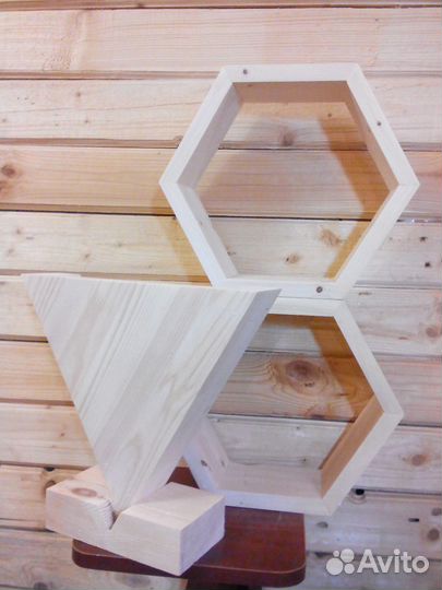 Полки сота из дерева