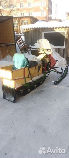 Самодельный снегоход