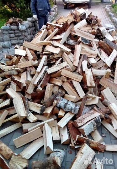 Дрова сухие навалом