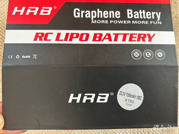 Аккумуляторы hrb lipo 6s 7000mAh