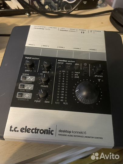 Внешняя звуковая карта tc electronic connect 6