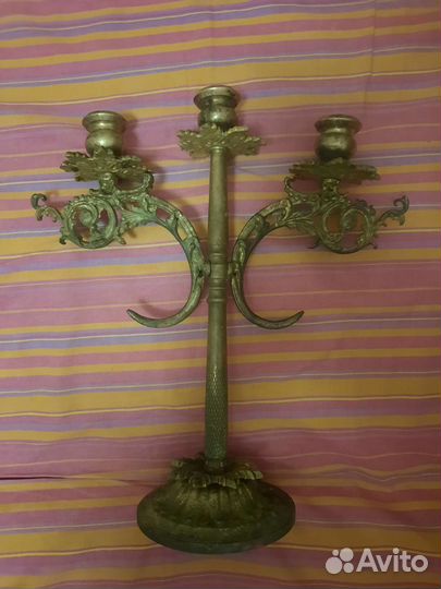 Подсвечник бронза