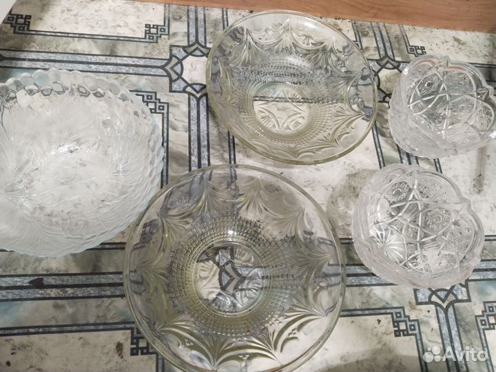 Вазочки стекло хрусталь