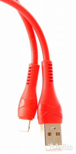 USB Кабель для Apple/iPhone X, 1.3A, Красный, 1 м