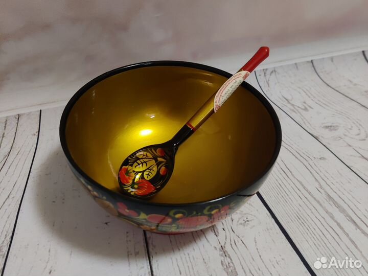 Посуда хохлома набор