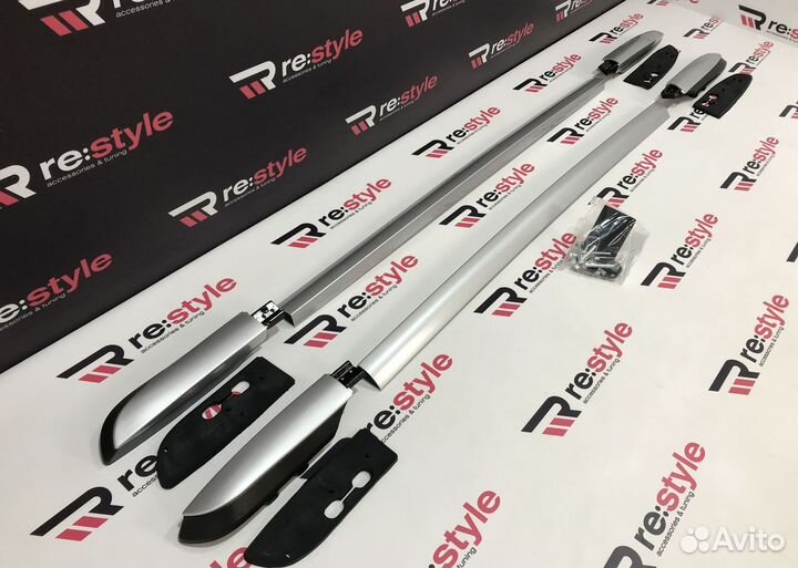 Рейлинги Toyota RAV4 (XA40) 12-19г Серебро