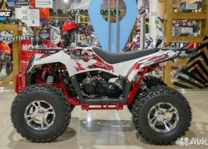 Квадроцикл Wels ATV thunder 200 EVO X бело-красный