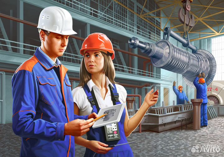 Рабочий на производство с обучением