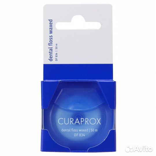 Curaprox Межзубная нить вощеная Мятная 50м