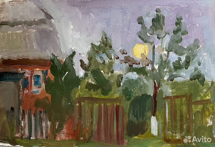 Картина маслом пейзаж