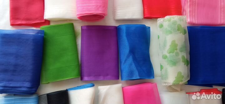 Капроновые ленты для волос винтаж