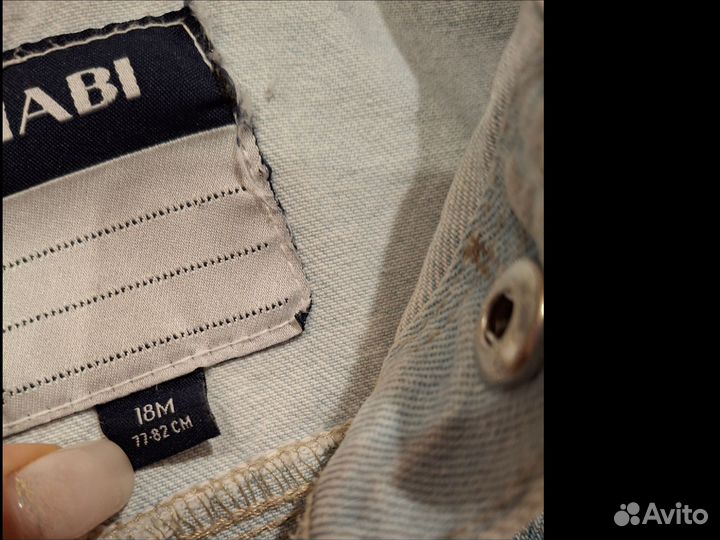 Джинсовая куртка 74 - 80 джинсовка для девочки