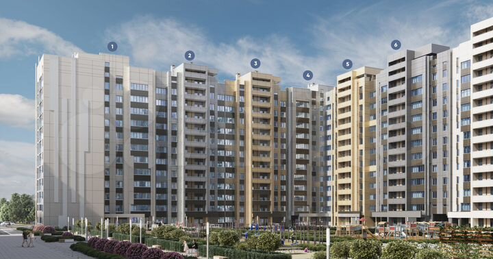 3-к. квартира, 77,5 м², 8/12 эт.