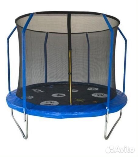 Батут с сеткой уличный 2,44 м