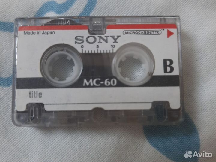 Sony микроаудиокассета