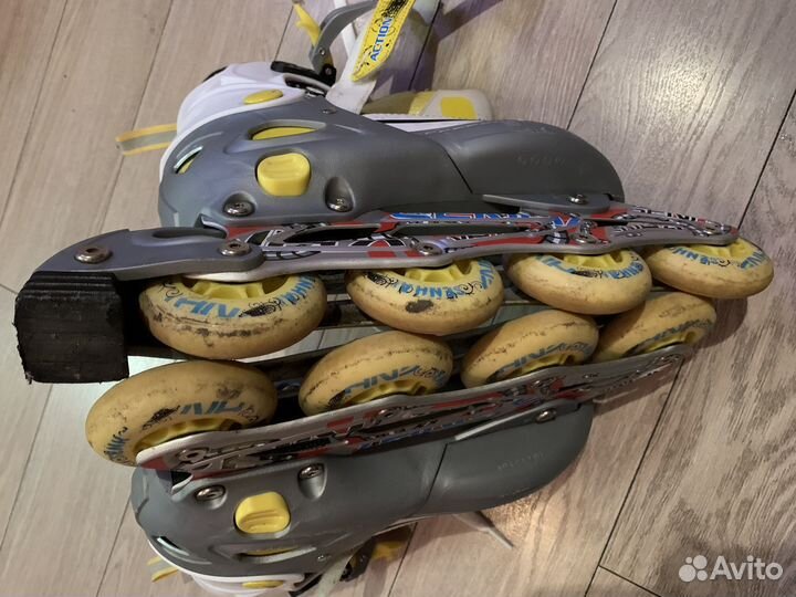 Роликовые коньки раздвижные р 40-43