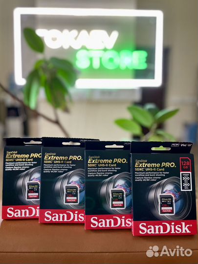 Sandisk Extreme Pro sdxc UHS-2 Card 128gb 300mb/s